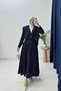 Shoulder Belted Blazer Skirt Suit - 3