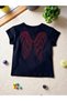 1-10 Years Old Angel Angel Wing Stone T-Shirt Shiny Lined Skirt Summer Daily Special Day Girl's Suit - 3