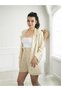 Beige Shorts, Jacket and Linen Set - 2