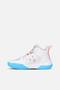 Gallen Lightweight Boy's White/Blue Basketball Shoes - 2