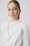 Rose Detailed Draped Bluz - 5