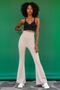 Ds Luna Beige Spanish Leggings High Waist, Gathering and Stretch - 3