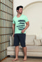 Combed cotton (single jersey) Capri Pajama Set - 3