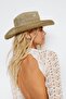 Women's Premium Natural Moss Cowboy Straw Hat - 2