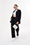 Women's Long Sleeve Shirt Short Leg Bottom-Top Suit