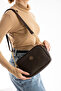 Brown 3 Compartment Crossbody Bag 16X26 Size