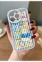 iPhone 14 Pro Clear 3D Wavy Pattern Case