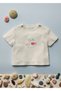 T-Shirt with Embossed Pattern Cotton - 4