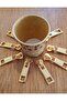 10 Pieces Gold Gold Color Quality Zipper Head T6 Mango Head - 7