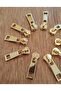 10 Pieces Gold Gold Color Quality Zipper Head T6 Mango Head - 6