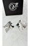 Wave Form Shiny Earrings