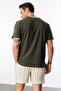 تي شيرت رجالي 100% قطن بقصة عادية وفتحة رقبة دائرية تي شيرت أساسي BASIC-T-SHIRT1 - 5