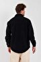 Black Thick Winter Fleece Shirt - 3