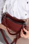 Women's Luxury Burgundy Hand and Shoulder Bag - 6