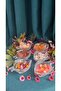 Glass Fish-Like 6-Piece Snack and Delight Serving Dish Modern Set 140 Cc 13X10 Mouth Size 6 cm Height - 3