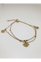 1. Grade Quality 316L Steel Anklet, Double Chain with Eye Figure Model No 8