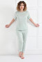 Summer Striped Pajama Set - 5