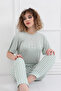 Summer Striped Pajama Set