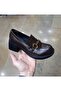 Women's Thick Heel Buckle Daily Loafer Shoes