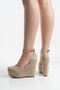 Fallon; Skin Suede, 12 cm Wedge Heeled Shoes..