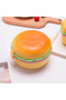Burger Shape Kids Lunch Box, Leak-Proof with Compartments, Non-Toxic 21x7x7cm - 2