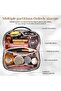 SFXULIX Large Capacity Travel Cosmetic Bag - Makeup Bag, PU Leather Waterproof Cosmetic Bag - 4