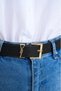 Square Gold Buckle Women's Belt.Jacket Belt,Dress Belt,Pants Belt,Shirt Belt - 3