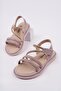 Mqueen Velcro and Glitter Daily Girls Sandals