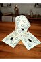 3-Piece Kitchen Towel Set 30X50 Cm., Illustrated Printed Towel, Patterned Cream Kitchen Towel Drying Cloth - 6