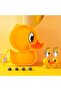 Bpa-Free Vacuum Silicone Food Plate, Silicone Handle, Steel Tip Fork and Spoon Set (Duck Figured) - 5
