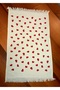 Set of 3 Kitchen Towels 40X60 Cm., Printed Towels with Pictures, Patterned Cream Kitchen Towels Drying Cloth - 9