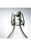 KORKEN Bottle with stopper, clear glass, 1 l - 3