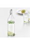 KORKEN Bottle with stopper, clear glass, 1 l - 2