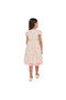 Chic Jacquard Peach Party Dress With Mesh & Decoration - 4