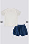 U.S.Polo Assn. Usb1970 Cream Girl's 2-Piece Set - 2