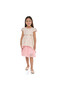 Chic Jacquard Peach Party Dress With Mesh & Decoration - 2
