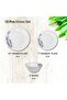 12 Pcs Opal ware Dinner Set Dishwasher & Microwave safe BPA Free Durable and Stylish - 7