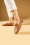 Zaga taba genuine leather women's ballet flats - 4