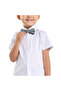 Gray Shorts And Braces Set With Shirt And Bow Tie - 3
