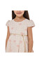 Chic Jacquard Peach Party Dress With Mesh & Decoration - 5