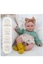 24-Inch Posable Baby Doll Toy with Accessories, Lifelike Newborn for Nursery - 3