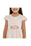 Gold Jacquard Bubble Hem Dress - 5