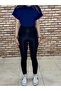 Diving Fabric High Waist Tight Leg Sports Leggings
