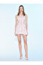 SS6032 Buttoned Waist Balloon Dress