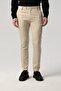 Italian Cut Beige Fabric Trousers 1011-01