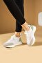Desliz White Skin-Stretch Women's Sneakers