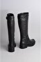Seç 1013 Genuine Leather Women's Riding Boots Black - 3
