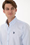 Base. Polo Assn. 100% Cotton Long Sleeve Slim Fit Shirt 2083199 - 2