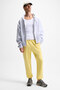 Yoane Men's Tie Elastic Waist and Leg Yellow Sweatpants