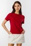 Women's T-Shirt Short Sleeve Organic Cotton Crew Neck Crop T-Shirt Women-T-Shirt - 4